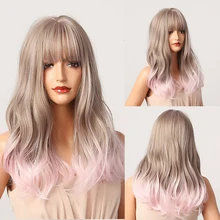 Short Wavy Hair Bob Wig With Bangs Synthetic Cute Blue Grey Pink Brown Cosplay Lolita Wigs For Women Fashion Girl Lady 
Short Wavy Hair Bob Wig With Bangs Synthetic Cute Blue Grey Pink Brown Cosplay Lolita Wigs For Women Fashion Girl Lady