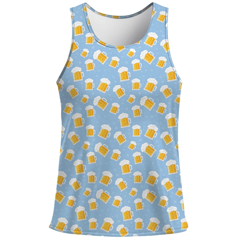 Creative 3d Print Beer Tank Top For Men Summer Street Quick Dry Gym Fitness T-Shirt Cartoon Graphic Boys Sleeveless Tee Shirts
Creative 3d Print Beer Tank Top For Men Summer Street Quick Dry Gym Fitness T-Shirt Cartoon Graphic Boys Sleeveless Tee Shirts