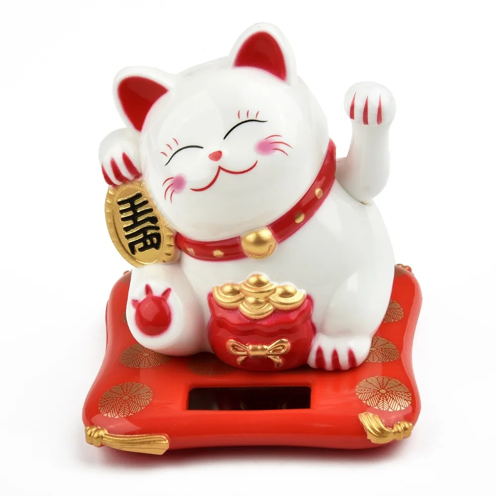 Lucky Cat Ornament Solar Wave Hand Lucky Cat Home Office Car Desktop Decorations Christmas Birthday New Year Gifts
Lucky Cat Ornament Solar Wave Hand Lucky Cat Home Office Car Desktop Decorations Christmas Birthday New Year Gifts