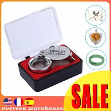 Metal Foldable Magnifier Jeweler Magnifying Glass Tool Jewellerys Loupe Jewelry Glass Lens Magnifying Triplet Glass Diamond Tool
Metal Foldable Magnifier Jeweler Magnifying Glass Tool Jewellerys Loupe Jewelry Glass Lens Magnifying Triplet Glass Diamond Tool