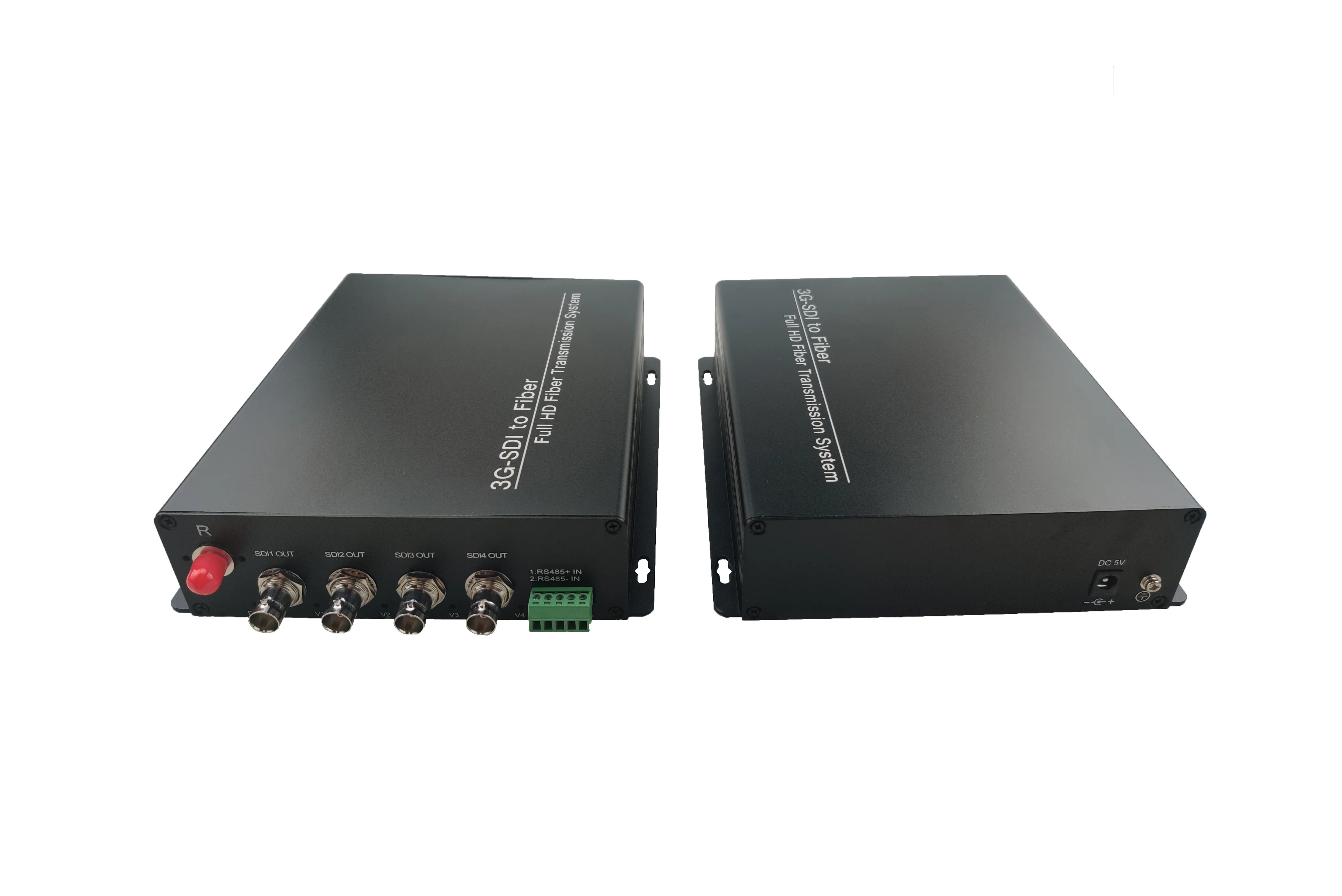 

Fiber Optic Transceiver 4 Ch 3G/HD/SD-SDI DVB-ASI Fiber Optical Converter 20km FC Broadcasting Fiber Optic System