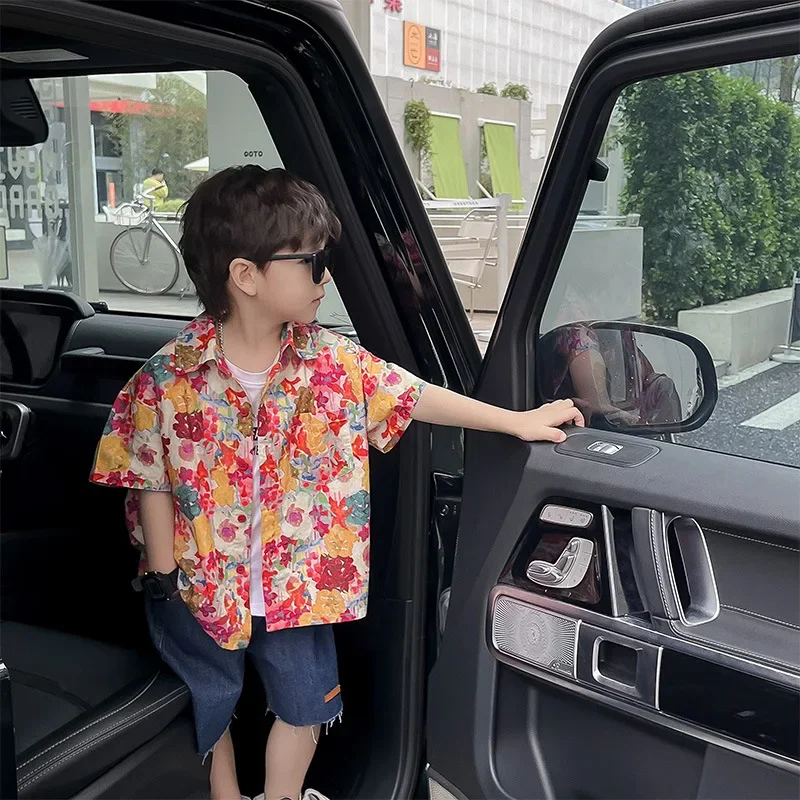 Children's clothing shirt High quality soft breathable 3D printed top Fashion simple trend design 2024 new summer
Children's clothing shirt High quality soft breathable 3D printed top Fashion simple trend design 2024 new summer