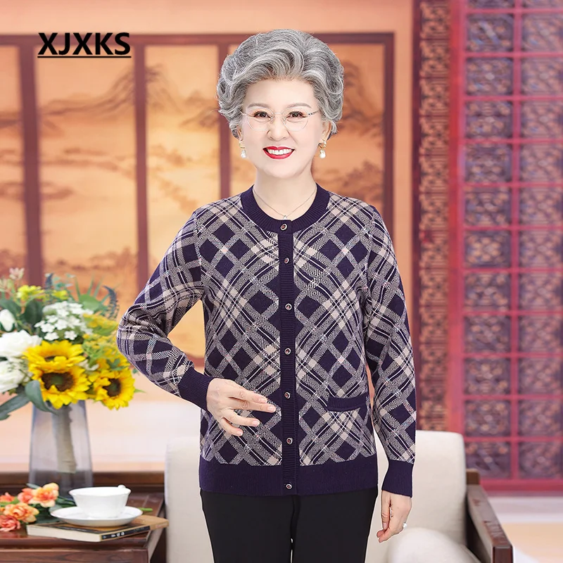 XJXKS Round Neck Long Sleeve Single Breasted Cardigan Women Sweater Coat 2022 Autumn Winter Plus Size Jaqueta Feminina Chaquetas
XJXKS Round Neck Long Sleeve Single Breasted Cardigan Women Sweater Coat 2022 Autumn Winter Plus Size Jaqueta Feminina Chaquetas