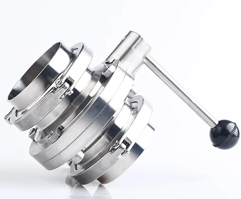 food grade Sanitary 304 stainless steel clamp welding type complete set of quick-connect butterfly valve
food grade Sanitary 304 stainless steel clamp welding type complete set of quick-connect butterfly valve