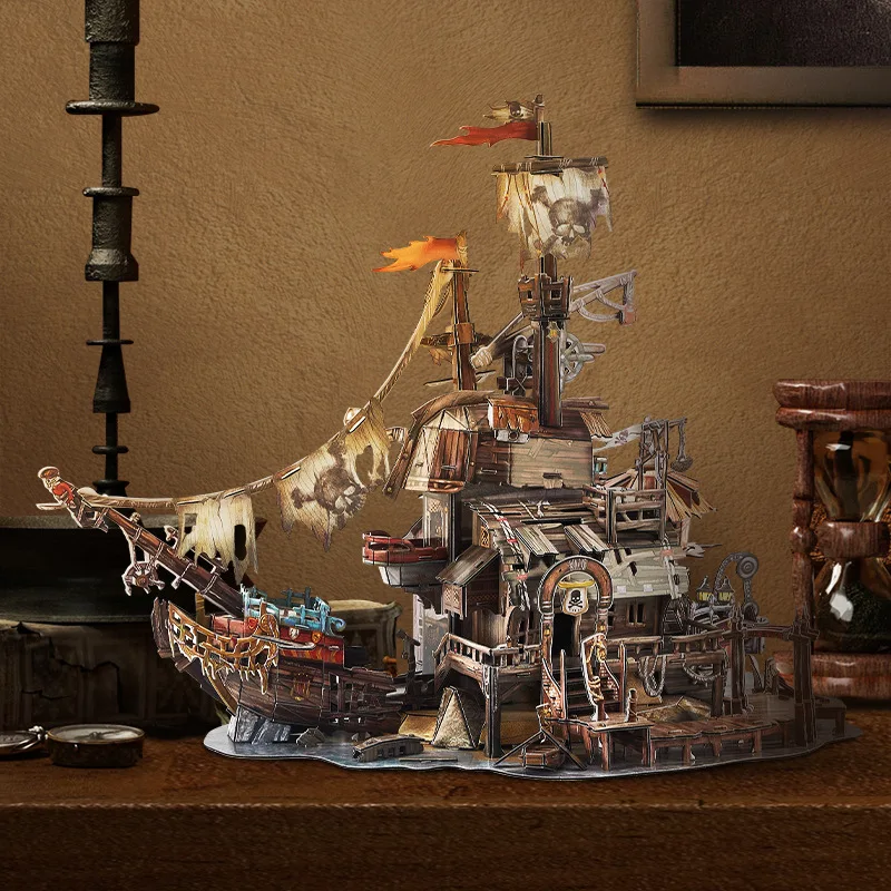 Paper Model Tortuga Caribbean Pirate Bay Model Hand Assembled Toy 3d Puzzle For Adults
Paper Model Tortuga Caribbean Pirate Bay Model Hand Assembled Toy 3d Puzzle For Adults