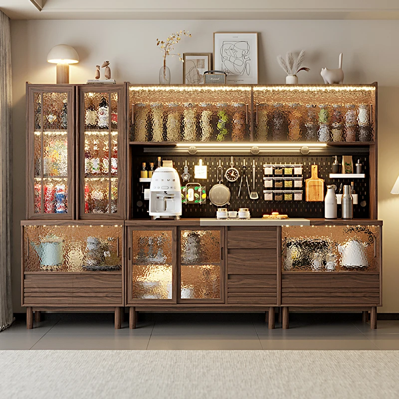 Modern light luxury side cabinet wine cabinet display cabinet multi-functional combination solid wood furniture
Modern light luxury side cabinet wine cabinet display cabinet multi-functional combination solid wood furniture