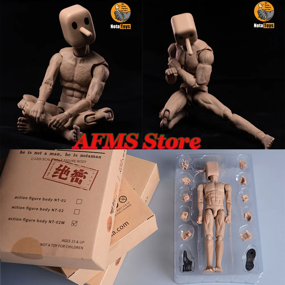 3 Styles NOTA TOY Notaman 16.5cm 1/12 Male Soldier Strong Muscular Body with Square Head Sculpt 6" Flexible Body Collect Model
3 Styles NOTA TOY Notaman 16.5cm 1/12 Male Soldier Strong Muscular Body with Square Head Sculpt 6" Flexible Body Collect Model
