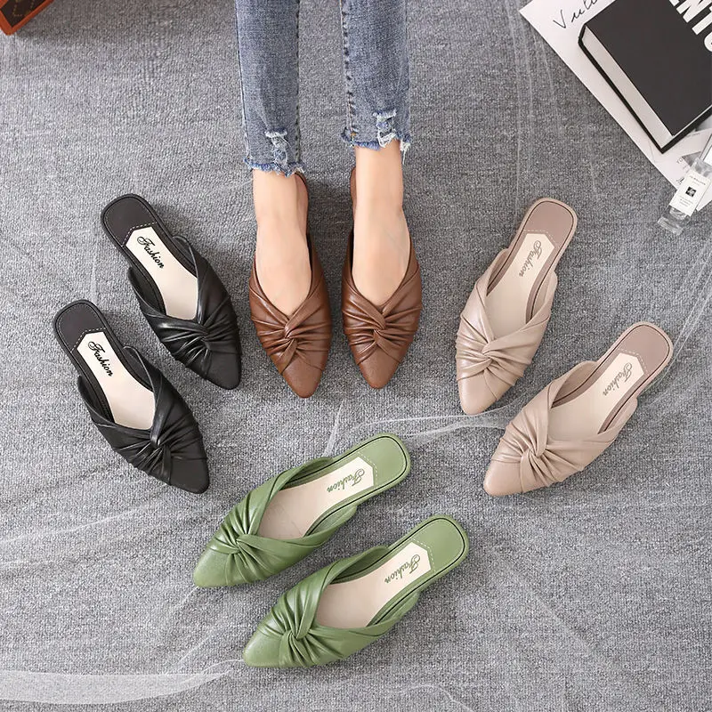 Slippers Women's Summer Outer Wear Casual Half Slippers Lazy Slippers All-match Sandals Zapatos Para Mujer Women Sandals
Slippers Women's Summer Outer Wear Casual Half Slippers Lazy Slippers All-match Sandals Zapatos Para Mujer Women Sandals