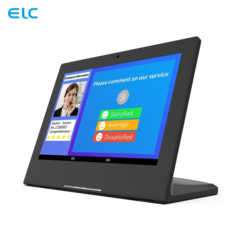 OEM L Shape 10.1 Inch LCD Touch Screen Customer Feedback Tablet POE RJ45 Desktop Android Tablet Checkout Counter Evaluation
OEM L Shape 10.1 Inch LCD Touch Screen Customer Feedback Tablet POE RJ45 Desktop Android Tablet Checkout Counter Evaluation