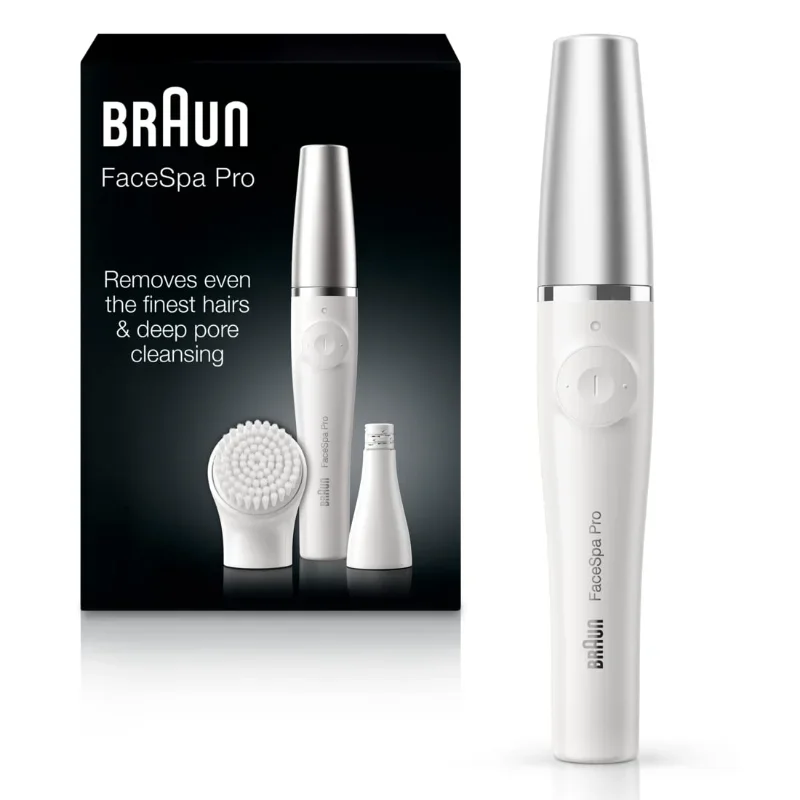 Эпилятор для волос на лице Facespa Pro 910, эпилятор для женщин, 2 в 1, Эпилятор и Очищающая щетка
Эпилятор для волос на лице Facespa Pro 910, эпилятор для женщин, 2 в 1, Эпилятор и Очищающая щетка
