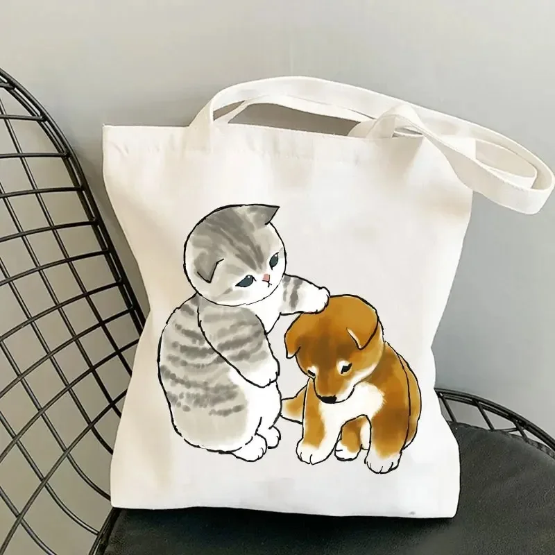 Cute Cat Print Tote Bag - Large Capacity Shopping Bag 6 Sdd8653bc8faf48fe925fb15751385791T
