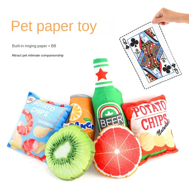Pet Bark Soda Plush Squeaky Drink Parody Toy for Dogs Soft Can Shape Interactive Fetch Dog Toys Fun Foods Lazy Doggies Animal
Pet Bark Soda Plush Squeaky Drink Parody Toy for Dogs Soft Can Shape Interactive Fetch Dog Toys Fun Foods Lazy Doggies Animal