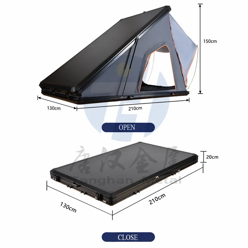 dual/single/extra cab aluminum alloy ute canopy triangle roof top Tent for car and pickup camping 
dual/single/extra cab aluminum alloy ute canopy triangle roof top Tent for car and pickup camping