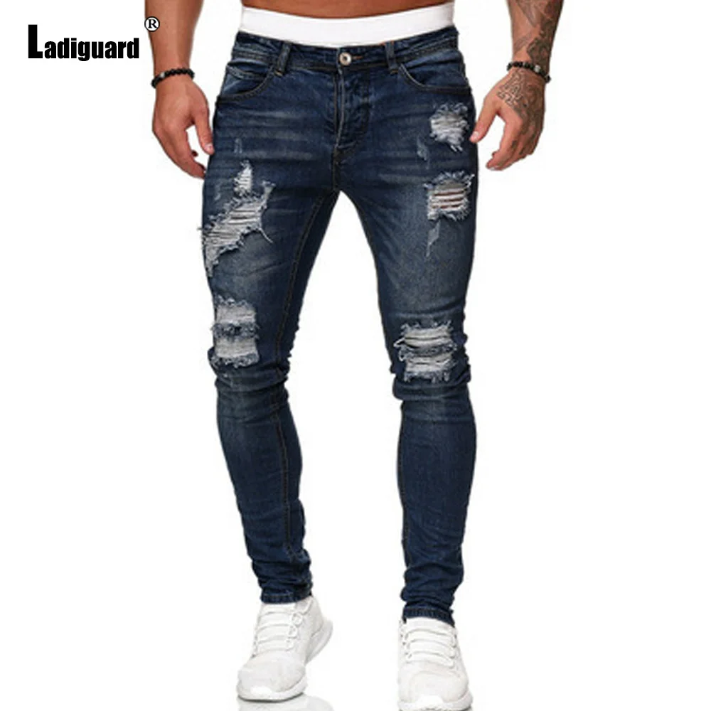 Ladiguard Men Sexy Hole Jeans Denim Pants Casual Skinny Trouser Sexy Mens Clothing 2024 European Fashion Ripped Demin Pantalon
Ladiguard Men Sexy Hole Jeans Denim Pants Casual Skinny Trouser Sexy Mens Clothing 2024 European Fashion Ripped Demin Pantalon