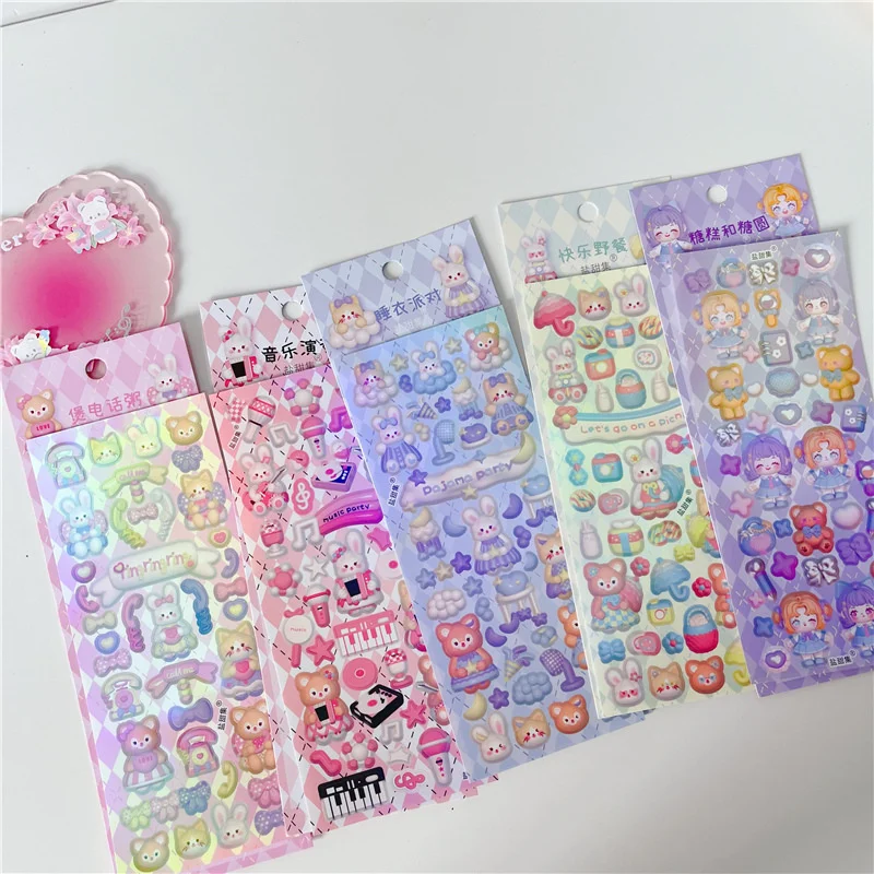 1Pc Gorgeous Color Cartoon Fairy Tale Animal Girl Cute Laser Stickers Photo Diy Collage Stationery Kawaii Decorative Sticker
1Pc Gorgeous Color Cartoon Fairy Tale Animal Girl Cute Laser Stickers Photo Diy Collage Stationery Kawaii Decorative Sticker