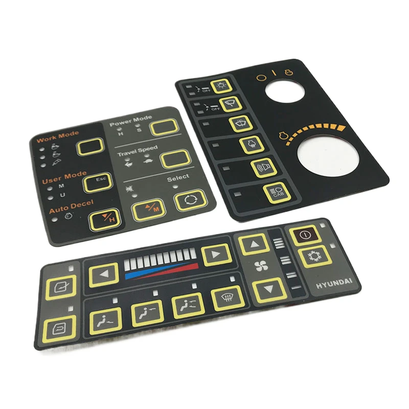 

For Hyundai 200/215/225/265/305/-7 Air Conditioning Control Panel Accessories Stickers/instrument Excavator Accessories
