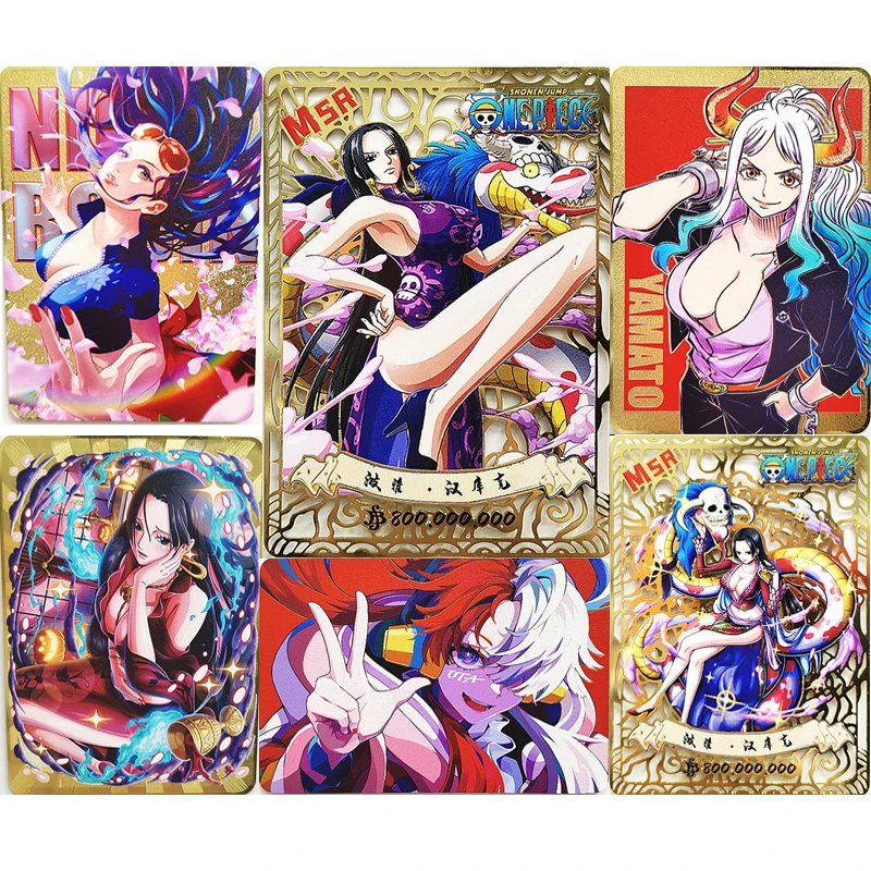 

Anime One Piece Diy Game Collection Card Nami Boa Hancock Yamato Nico Robin Monkey D Luffy Law Christmas Birthday Gifts Toys