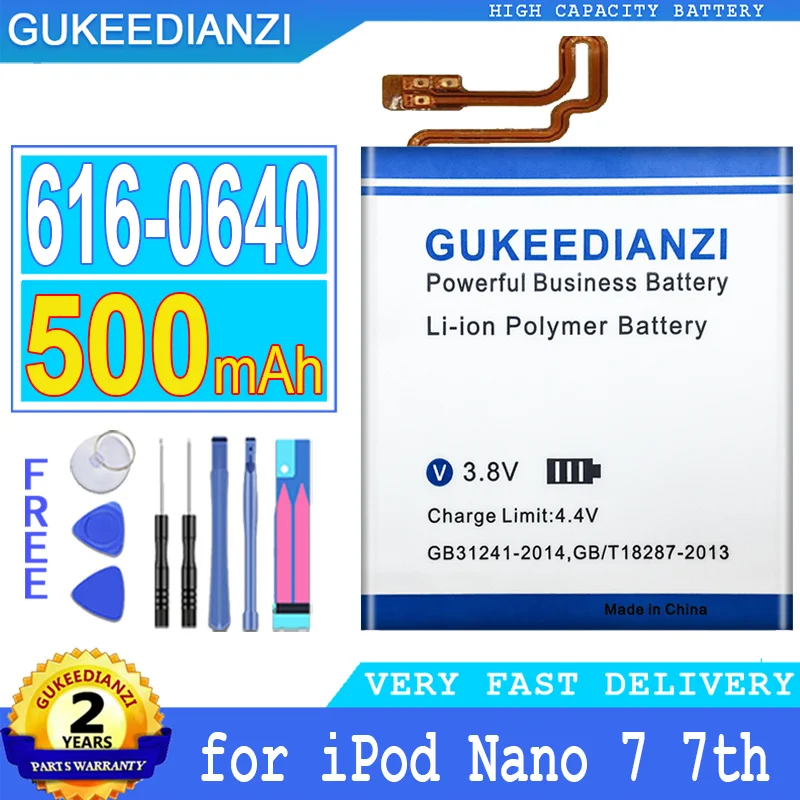 

Nano2 Nano3 Nano4 Nano5 Nano6 Nano7 Battery For Apple iPod Nano 2 3 4 5 6 7 / 2G 2nd 3rd 3TH 3Gen 4th 5G 5th 6th 7th Batteries