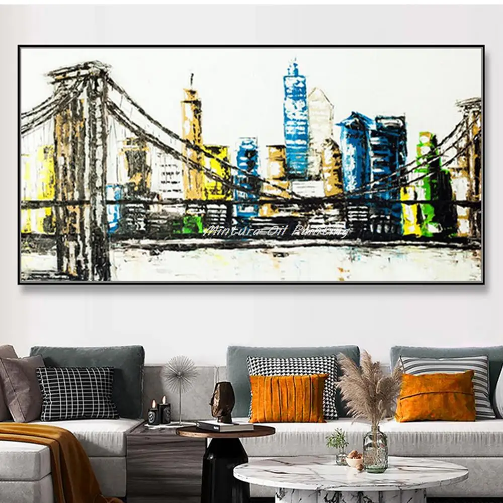 Mintura Handmade City Landscape Oil Paintings on Canvas,Modern Abstract Wall Art,Pictures for Living Room Hotel,Home Decoration
Mintura Handmade City Landscape Oil Paintings on Canvas,Modern Abstract Wall Art,Pictures for Living Room Hotel,Home Decoration