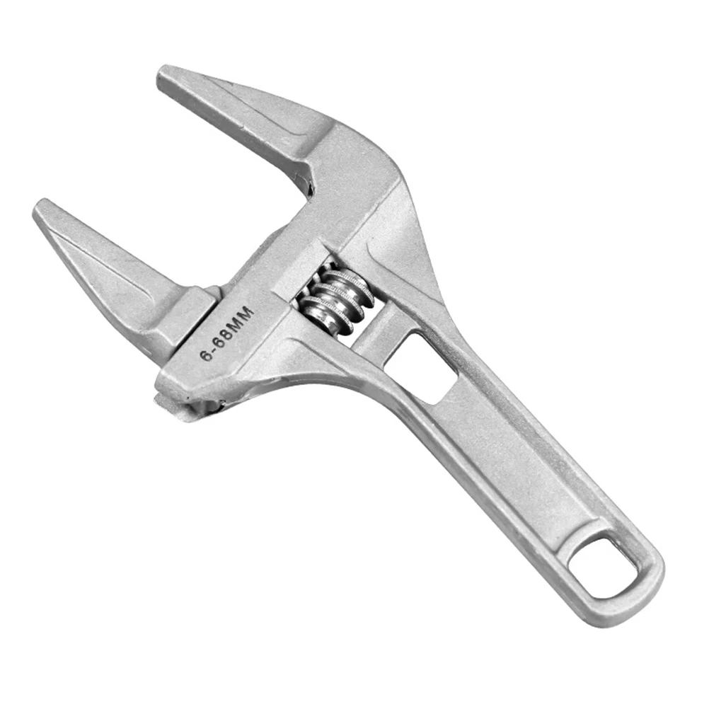 Short Shank Bathroom Wrench Large Opening Tool Aluminum Alloy Adjustable Universal Repair Tools
Short Shank Bathroom Wrench Large Opening Tool Aluminum Alloy Adjustable Universal Repair Tools