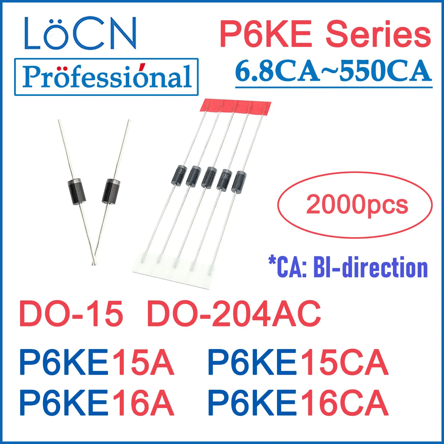 LOCN 2000 шт. P6KE15 P6KE15A P6KE15CA P6KE16 P6KE16A P6KE16CA DO-204AC DO-15 P6KE TVS DIODE UNI BI, Высококачественная коробка в посылка
LOCN 2000 шт. P6KE15 P6KE15A P6KE15CA P6KE16 P6KE16A P6KE16CA DO-204AC DO-15 P6KE TVS DIODE UNI BI, Высококачественная коробка в посылка