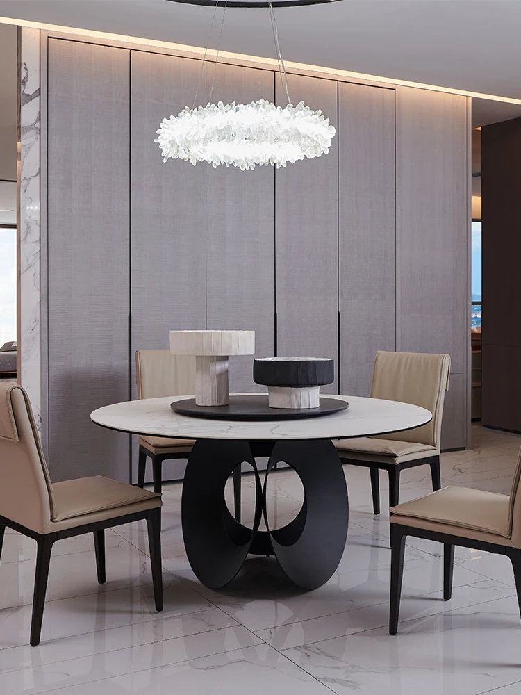 Italian Minimalist Stone Plate Dining Tables and Chairs Set
Italian Minimalist Stone Plate Dining Tables and Chairs Set