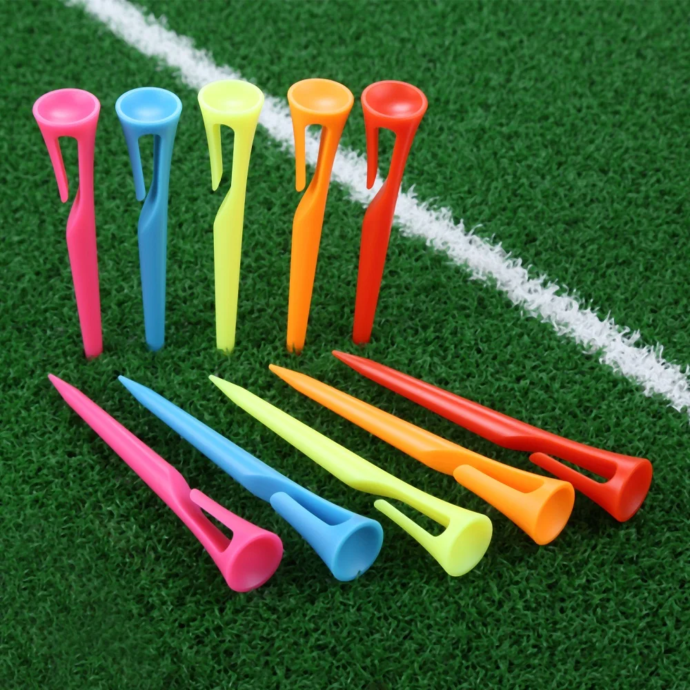 10Pcs 42.5/55/84mm Portable Golf Tees Holder Driving Range Tees with Hook Clip for Golf Balls Stable Bending Nails Training Aids
10Pcs 42.5/55/84mm Portable Golf Tees Holder Driving Range Tees with Hook Clip for Golf Balls Stable Bending Nails Training Aids