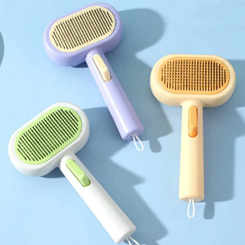 Dog Brush Double-sided Dog Combs Self-cleaning Cat Brush Pet Hair Remover Massage Dogs Comb Pet Grooming Cat Comb Wool Collector
Dog Brush Double-sided Dog Combs Self-cleaning Cat Brush Pet Hair Remover Massage Dogs Comb Pet Grooming Cat Comb Wool Collector