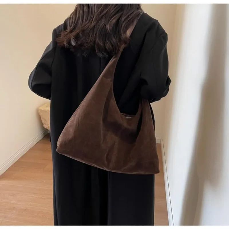 Women Suede Shoulder Bag Large Capacity Hobo Bags Handbag with Zipper Slouchy Bag Commuter Travel Bag Purses and Handbags 14 Sdd9952cea84d4f33893a53e4fca14308z