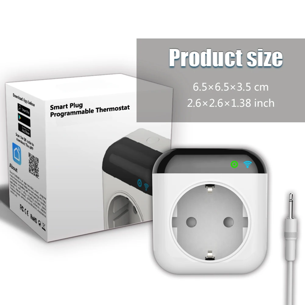1 Pcs Wifi Temperature Sensor Smart Temperature Control System 220V Connect App Intelligent Temperature Controller
1 Pcs Wifi Temperature Sensor Smart Temperature Control System 220V Connect App Intelligent Temperature Controller