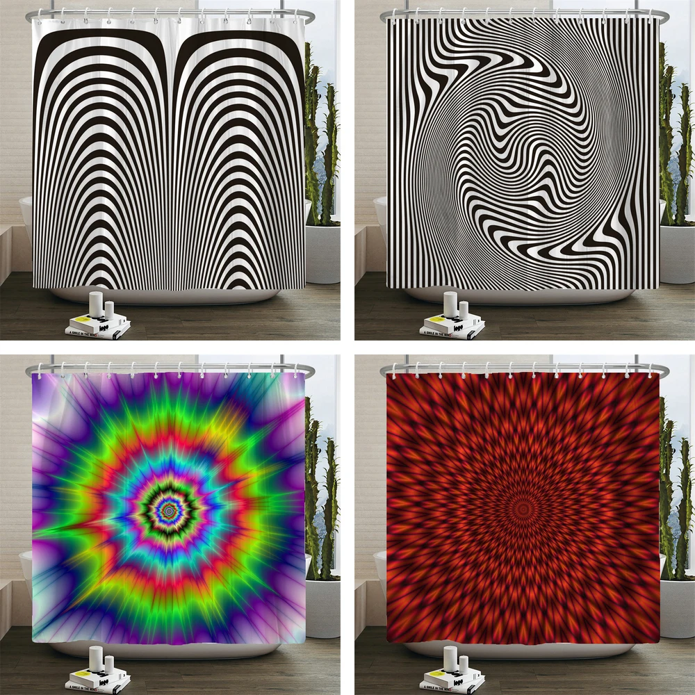 Art Geometry Abstract Dazzle Gradient Shower Curtain Bathroom Curtains Decor Home Bath Curtains Waterproof with Hooks Curtains
Art Geometry Abstract Dazzle Gradient Shower Curtain Bathroom Curtains Decor Home Bath Curtains Waterproof with Hooks Curtains