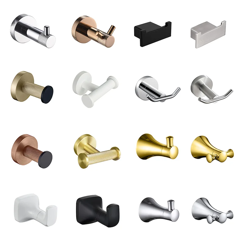 Black Painted Stainless Steel Clothes Hook Wall Mounted Mirror Chrome Towel Hook Bathroom Hardware Robe Hook Golden White Grey
Black Painted Stainless Steel Clothes Hook Wall Mounted Mirror Chrome Towel Hook Bathroom Hardware Robe Hook Golden White Grey