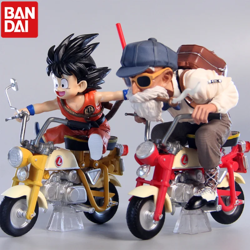 

Dragon Ball Figures Gd Toriyama Akira Locomotive Series Third Bomb Master Roshi Motorcycle Goku Motorcyclist Collect Ornaments