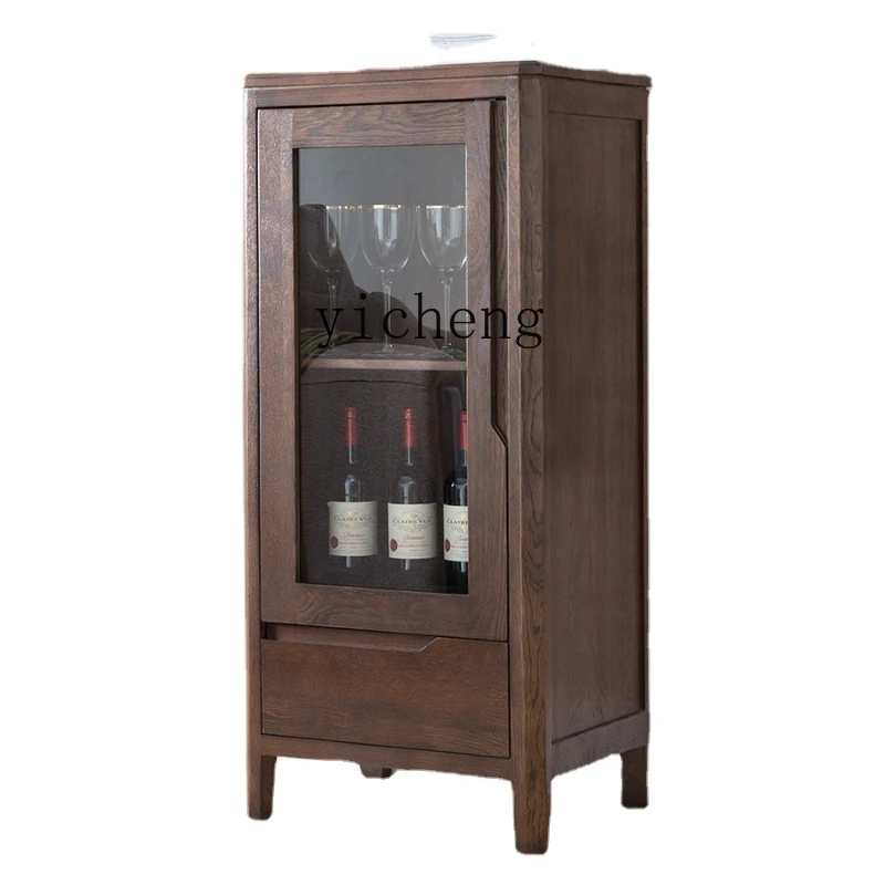 Solid Wood Wine Cabinet Nordic Minimalist Oak TV Side Cabinet Living Room Display Cabinet
Solid Wood Wine Cabinet Nordic Minimalist Oak TV Side Cabinet Living Room Display Cabinet