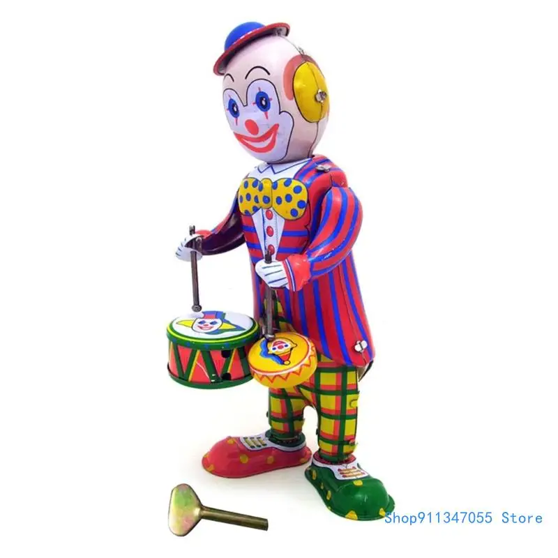 Creative Window Decoration Vintage Clown Drumming Wind up Toy Circus for Home Bar Club Display Decoration Drop shipping
Creative Window Decoration Vintage Clown Drumming Wind up Toy Circus for Home Bar Club Display Decoration Drop shipping