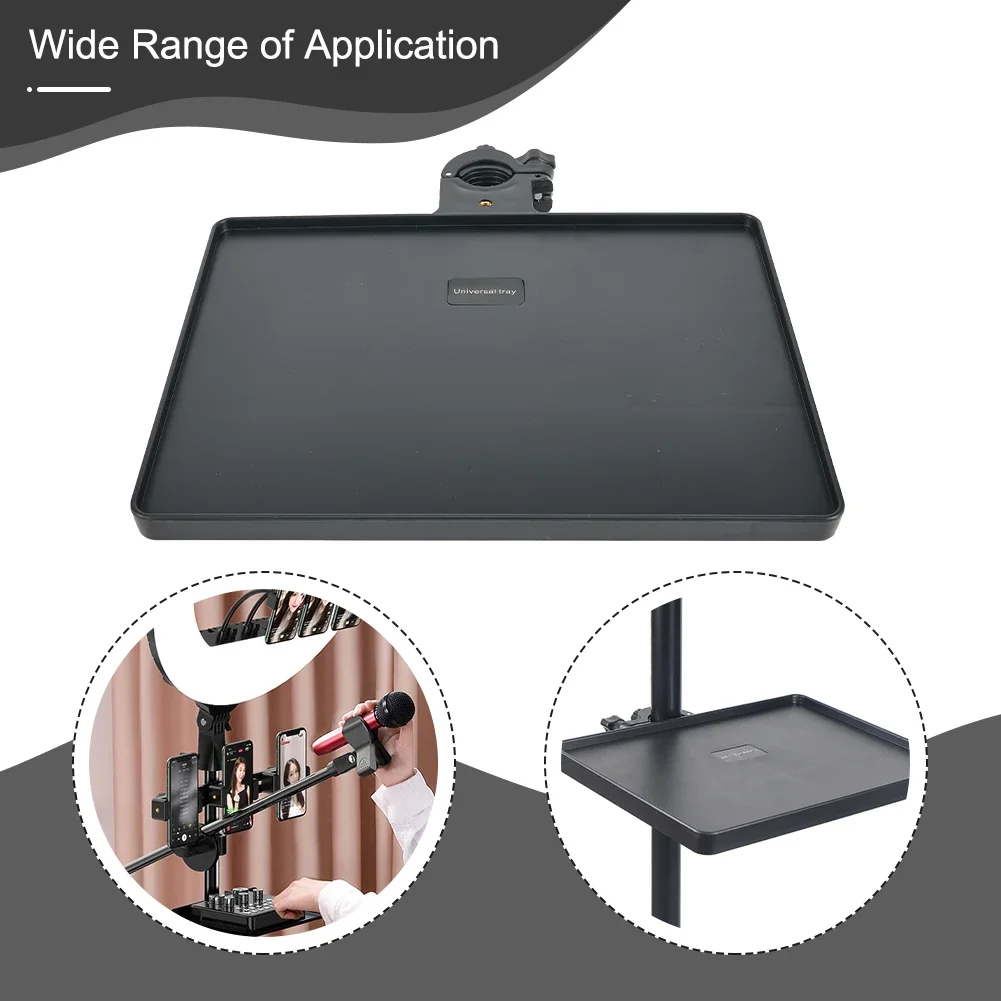 Universal Sound Card Tray Live Microphone Plastic Stand Tray Threaded Clamp Clip Fit For For Live Tripod Bracket Phone Holder
Universal Sound Card Tray Live Microphone Plastic Stand Tray Threaded Clamp Clip Fit For For Live Tripod Bracket Phone Holder
