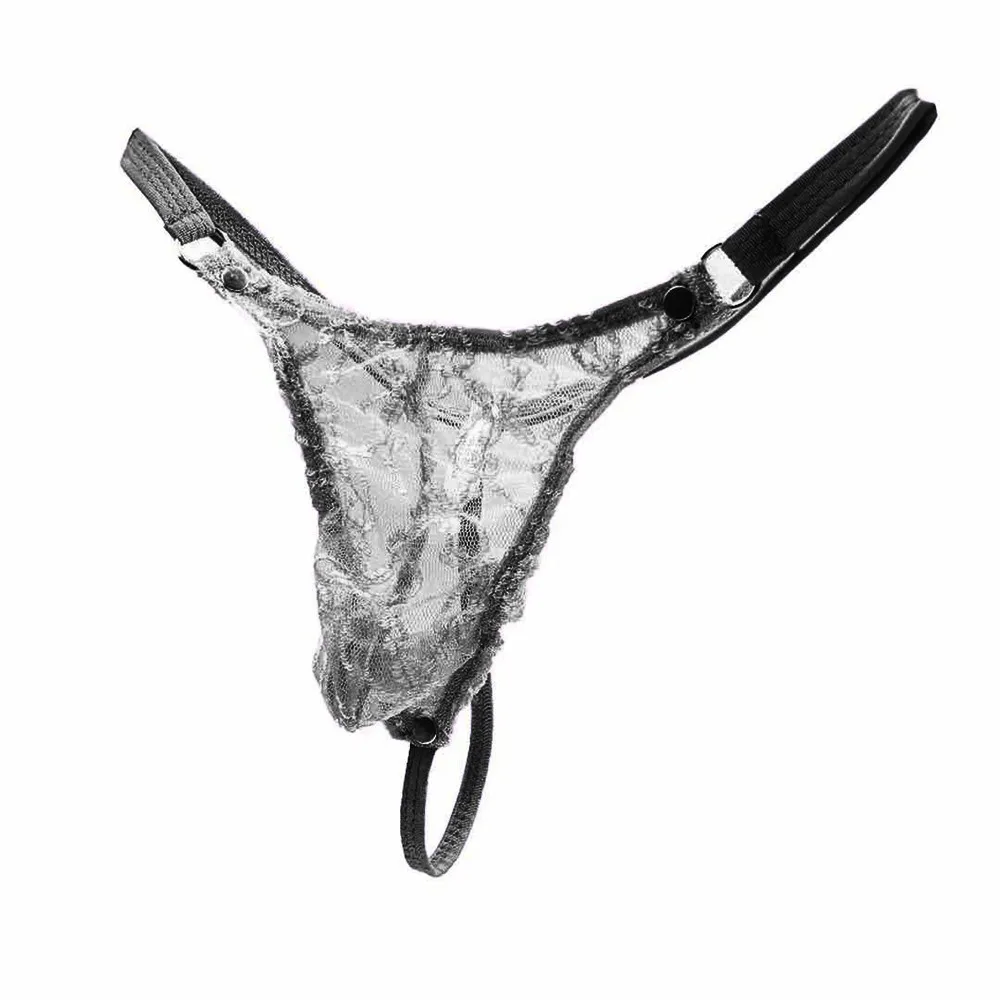 Transparent Lace Lingerie Men's Sissy Thong G-String Bulge Pouch Panties Sissy T-back Hollow Out Pouch Underpants Gay Lingerie
Transparent Lace Lingerie Men's Sissy Thong G-String Bulge Pouch Panties Sissy T-back Hollow Out Pouch Underpants Gay Lingerie