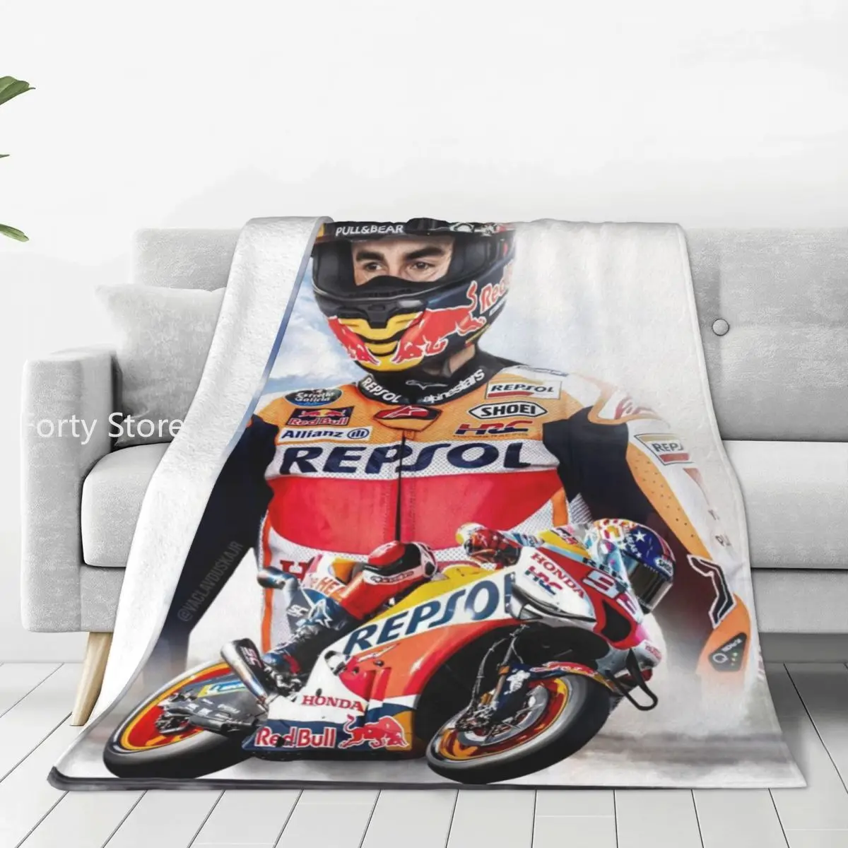 Warm Soft Blanket Spanish Motorcycle Racer Champion Office Throw Blanket Winter Flannel Bedspread Sofa Bed Cover
Warm Soft Blanket Spanish Motorcycle Racer Champion Office Throw Blanket Winter Flannel Bedspread Sofa Bed Cover