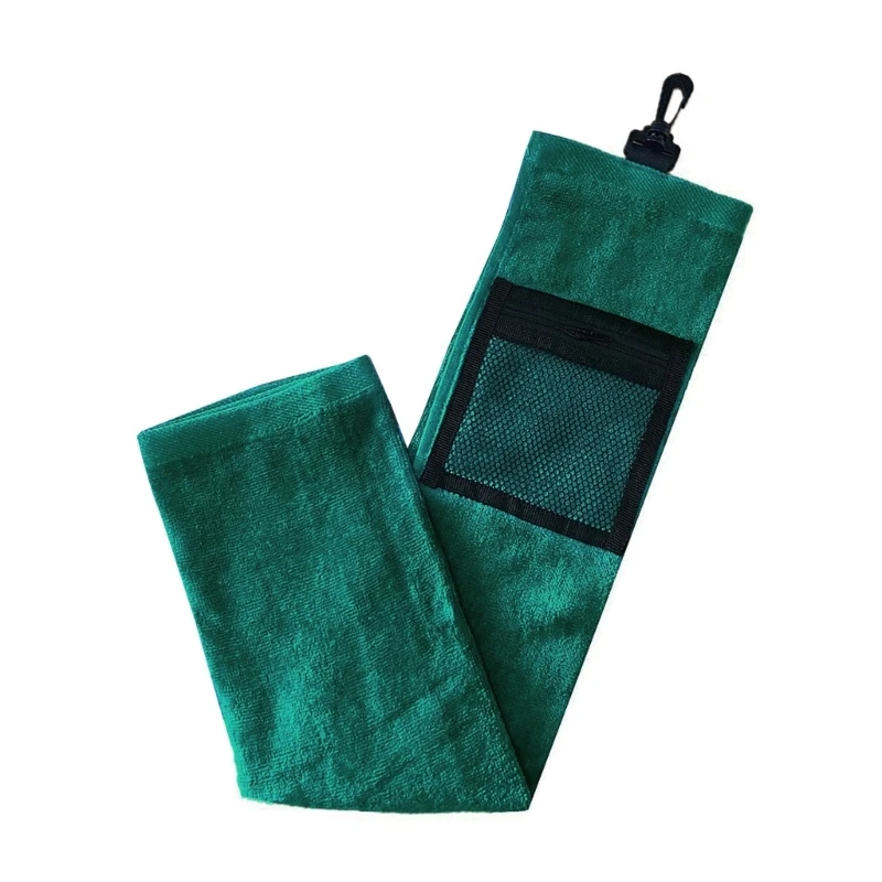 652F Portable Microfiber Golf Towel with Clip and Golf Ball Mesh Pocket, Strong Absorbent, Suitable Size for Golf Cart Bag
652F Portable Microfiber Golf Towel with Clip and Golf Ball Mesh Pocket, Strong Absorbent, Suitable Size for Golf Cart Bag
