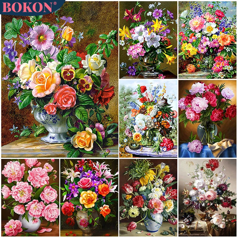 5D Diamond Painting Peony Flower Resin Water Diamond Set Diamond Embroidery Flower DIY Diamond Mosaic Vase Decoration
5D Diamond Painting Peony Flower Resin Water Diamond Set Diamond Embroidery Flower DIY Diamond Mosaic Vase Decoration