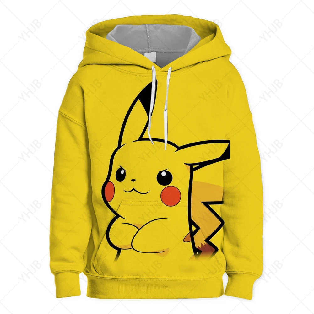 Kid Pokémon Hoodie Sweatshirt Children Hoodies Autumn Winter Pikachu Pullovers Boys Girls Tops Coats Kids Boys Clothes 3-14Years
Kid Pokémon Hoodie Sweatshirt Children Hoodies Autumn Winter Pikachu Pullovers Boys Girls Tops Coats Kids Boys Clothes 3-14Years