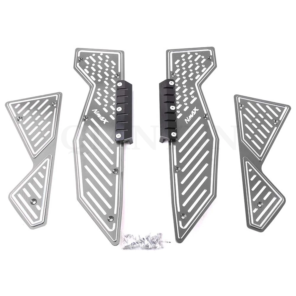 

Footrest Pedal Scooter Front & Rear Footboard Steps Foot Plate For YAMAHA NMAX N-MAX 155 125 NMAX125 NMAX155 N-MAX155 2015-2017