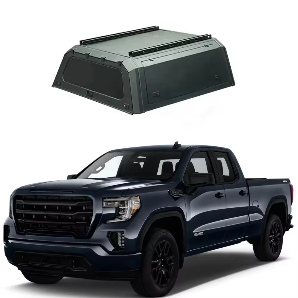 Hard Type Aluminum Alloy Topper Camper Pickup Tonneau Cover 4x4 Pickup Truck Canopy For Chevy Silverado 1500 GMC Sierra
Hard Type Aluminum Alloy Topper Camper Pickup Tonneau Cover 4x4 Pickup Truck Canopy For Chevy Silverado 1500 GMC Sierra