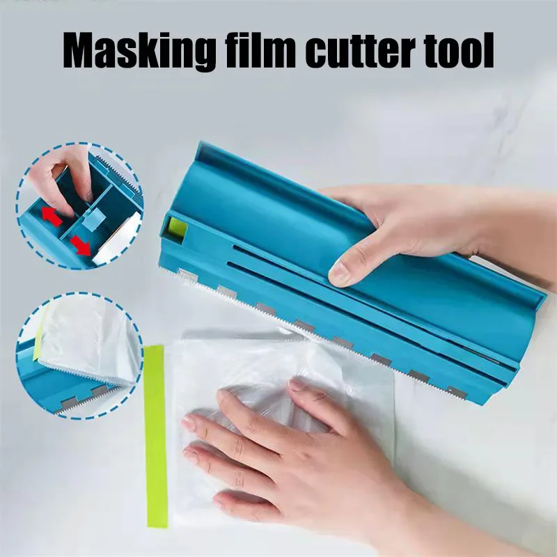 

Masking Film Cutting Tool Adjustable Masking Paper Tool For Painters Tape Car Paint Masking Film Cutting Tool Dropshipping