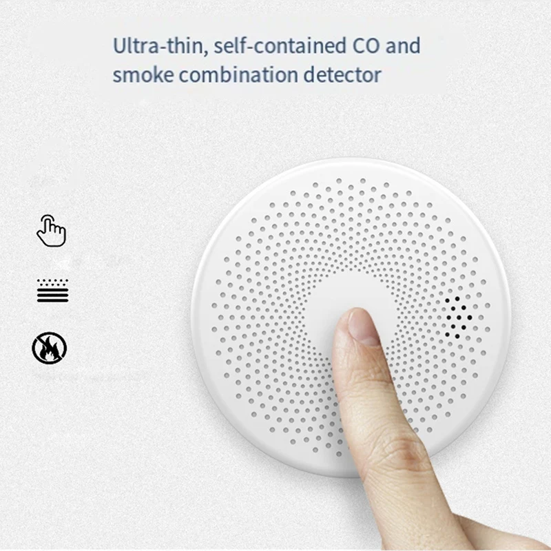 1 Piece Tuya Wifi Carbon Monoxide Smoke Detector Smart Life APP Control Fire Alarm Security Protection 2-In-1 Smoke Sensor
1 Piece Tuya Wifi Carbon Monoxide Smoke Detector Smart Life APP Control Fire Alarm Security Protection 2-In-1 Smoke Sensor
