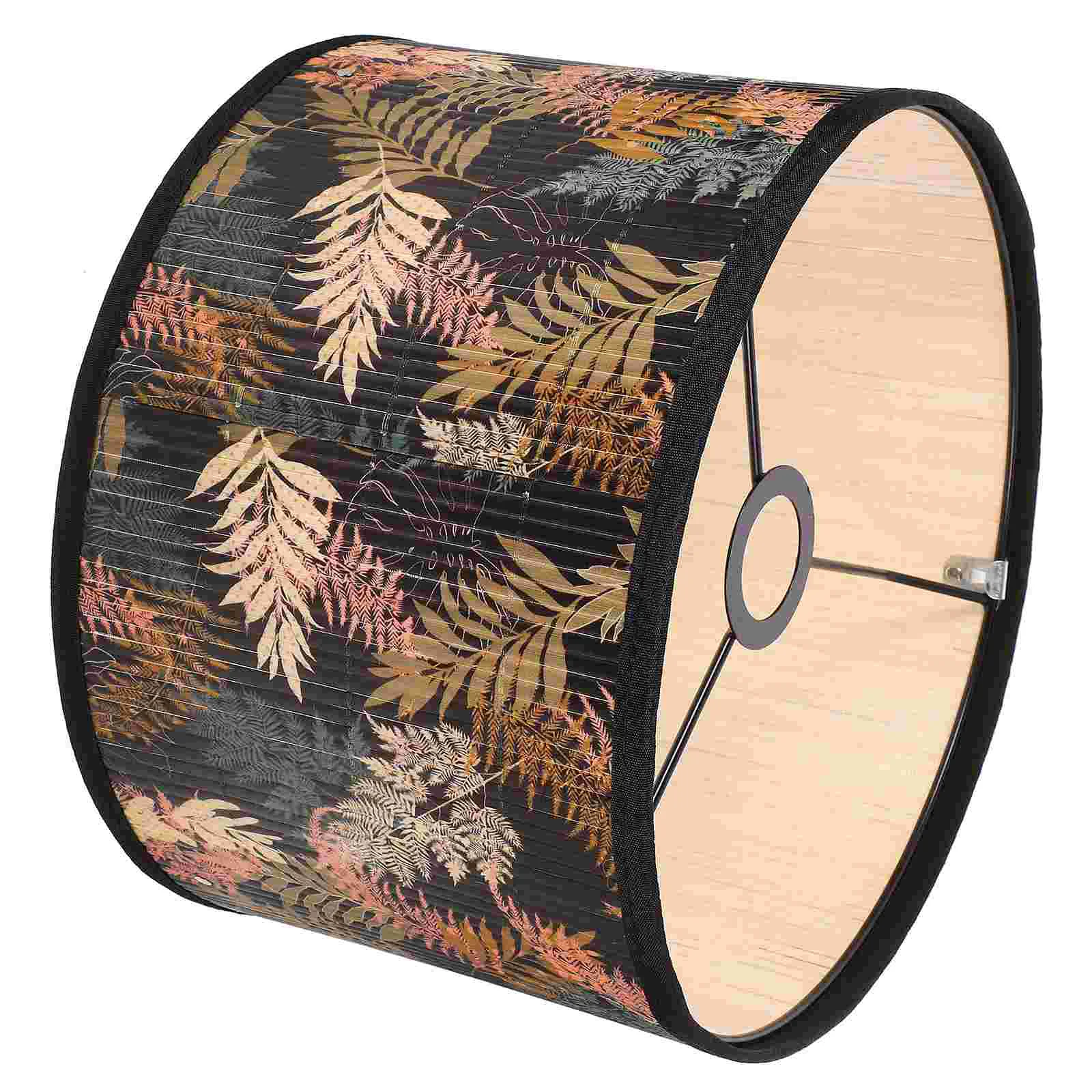 Bamboo Lamp Shade Printed Lampshade Vintage Drum Pendant Light Shade Bulbs Lamp Cover Chandelier Lamp Accessory Ceiling Hanging
Bamboo Lamp Shade Printed Lampshade Vintage Drum Pendant Light Shade Bulbs Lamp Cover Chandelier Lamp Accessory Ceiling Hanging