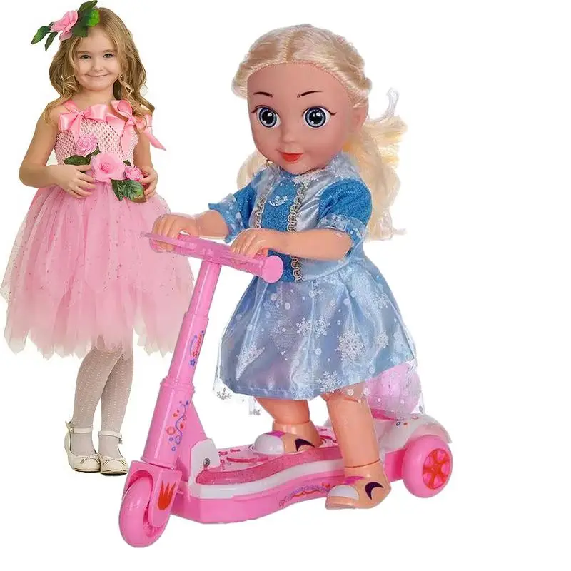 Scooter Doll Toy Cute Electric Driving Surprise Doll Pink Lights Princess Simulation toyFor 3Novelty Funny Toy Game Little Girl
Scooter Doll Toy Cute Electric Driving Surprise Doll Pink Lights Princess Simulation toyFor 3Novelty Funny Toy Game Little Girl