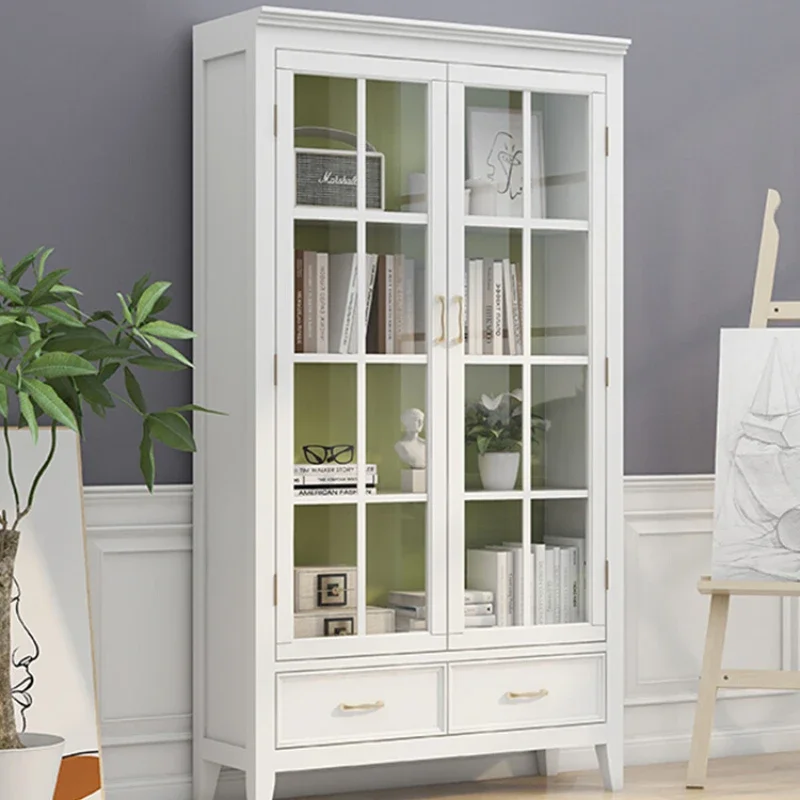 Minimalist Living Room Bookcase Large and Small Apartment Type Display Cabinet Made of Glass
Minimalist Living Room Bookcase Large and Small Apartment Type Display Cabinet Made of Glass