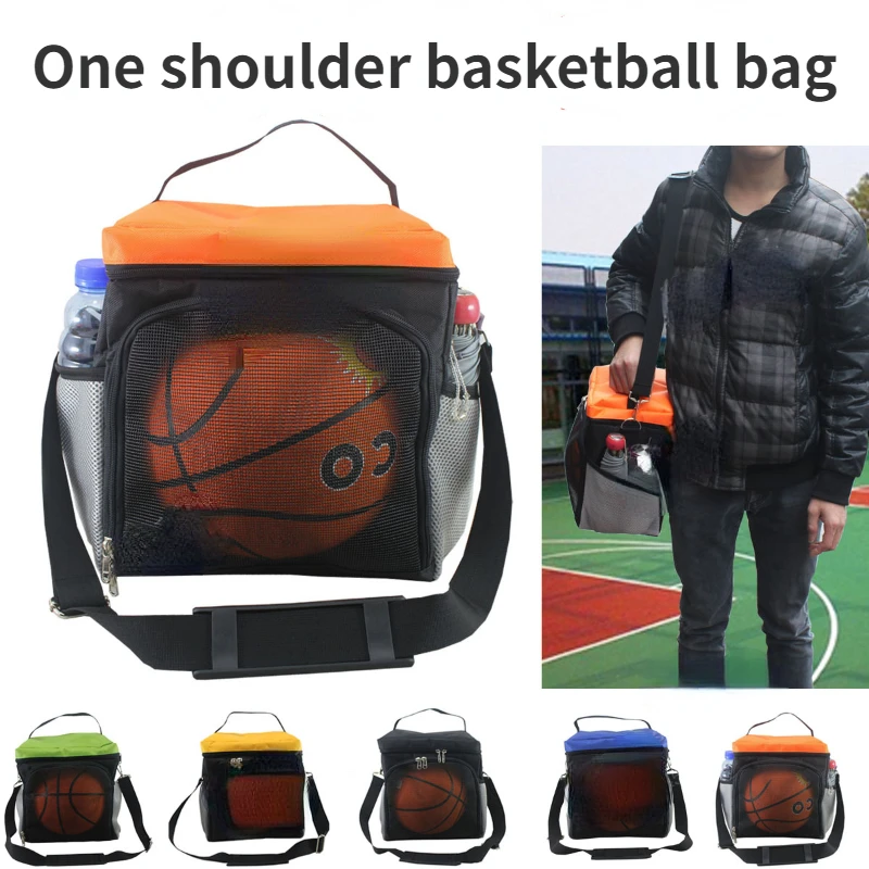 One Shoulder Basketball Bag Breathable Square Handbag Storage Bag Mesh Pocket Divider Crossbody Bag
One Shoulder Basketball Bag Breathable Square Handbag Storage Bag Mesh Pocket Divider Crossbody Bag