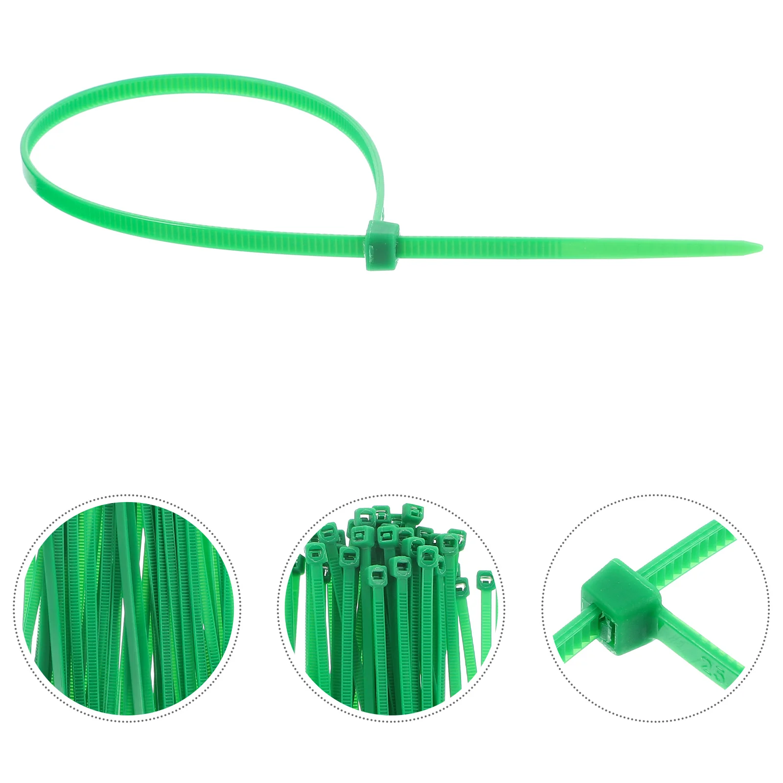 100 pcs Plastic Cable Ties Green Self-locking Zip Ties Heavy Duty Wire Ties Cord Cable Ties
100 pcs Plastic Cable Ties Green Self-locking Zip Ties Heavy Duty Wire Ties Cord Cable Ties
